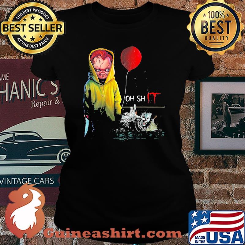 Halloween chucky oh shit s Laides tee