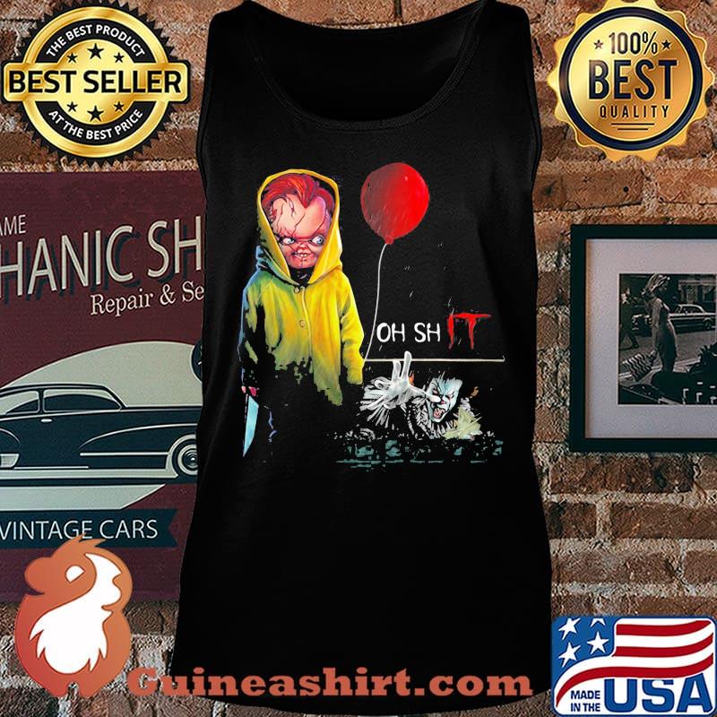 Halloween chucky oh shit s Tank top