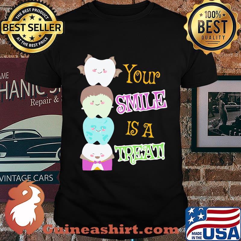 Halloween dental your smile is a treat shirt