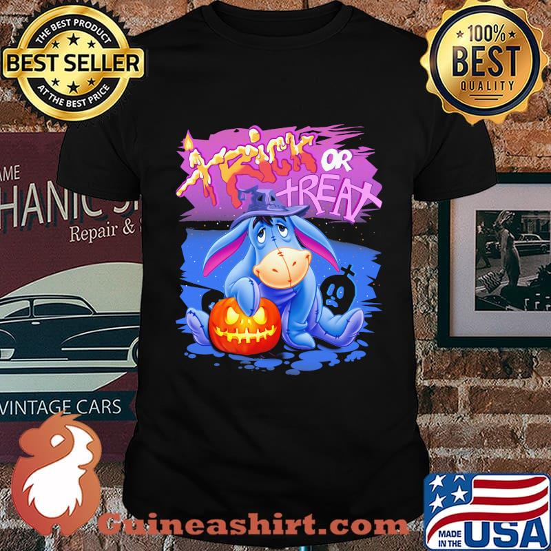 Halloween eeyore donkey trick or treat pumpkin shirt