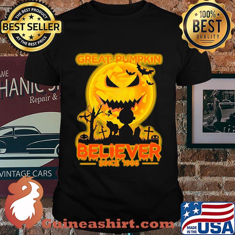 Halloween great pumpkin believer since 1966 haloween shirt