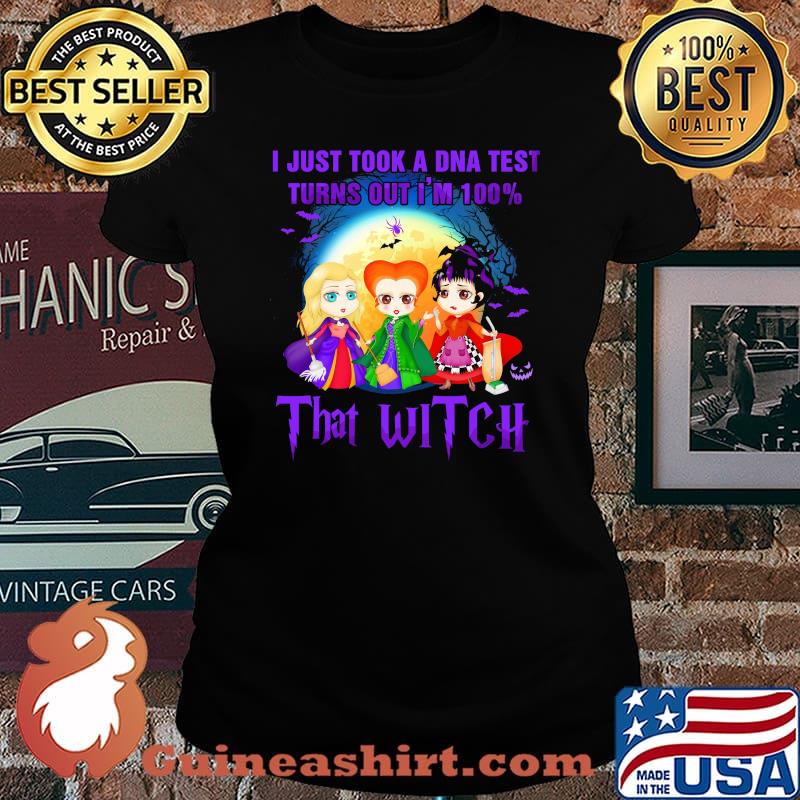 Halloween hocus pocus i just took a dna test turns out i'm 100% that witch s Laides tee