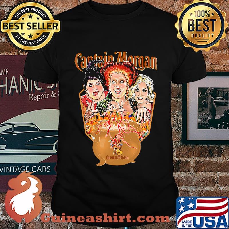 Halloween hocus pocus witch captain morgan shirt