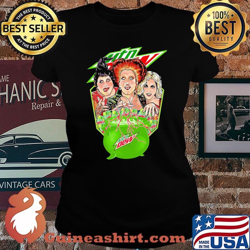 Halloween hocus pocus witch mountain dew s Laides tee