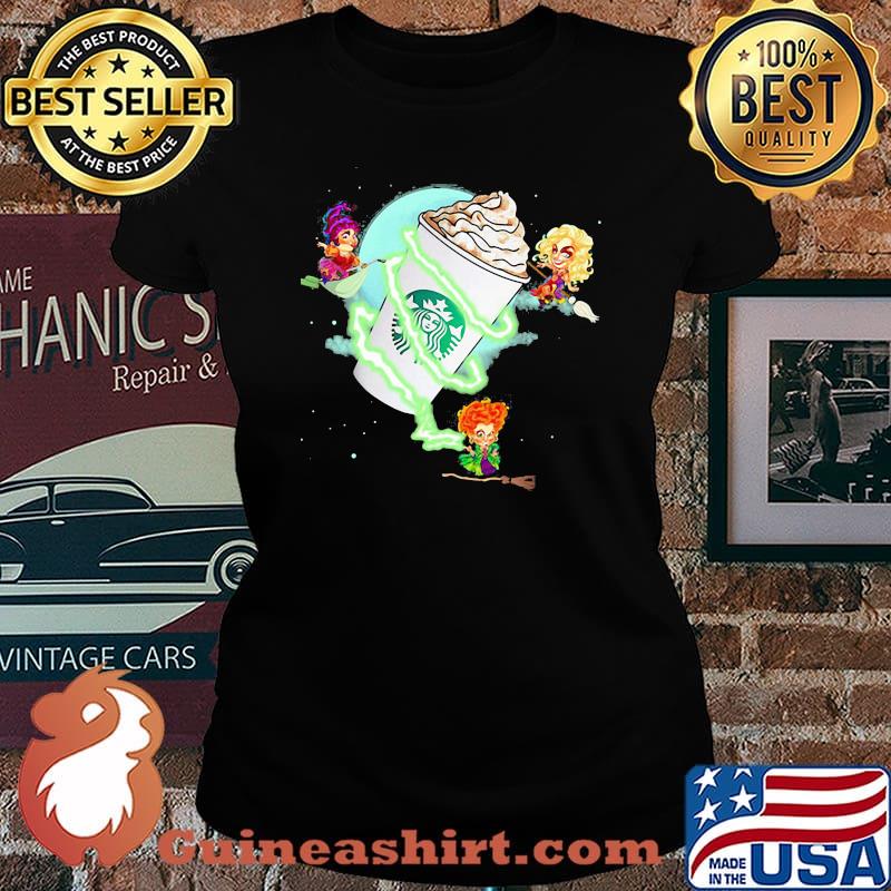 Halloween hocus pocus witch starbucks coffee s Laides tee