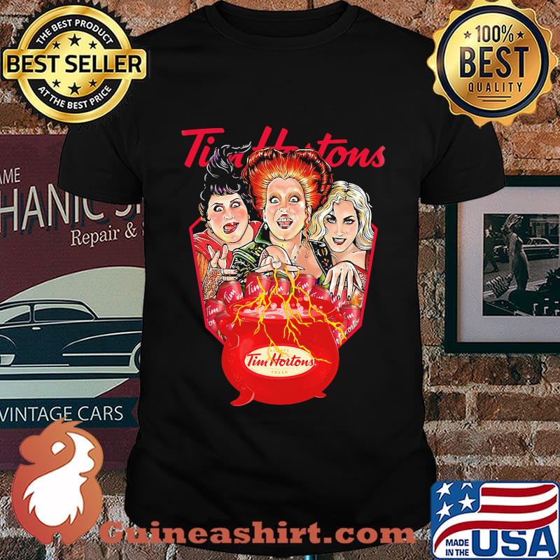 Halloween hocus pocus witch tim hortons shirt