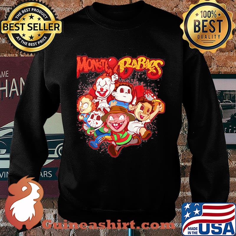 Halloween horror characters chibi monster babnes s Sweater