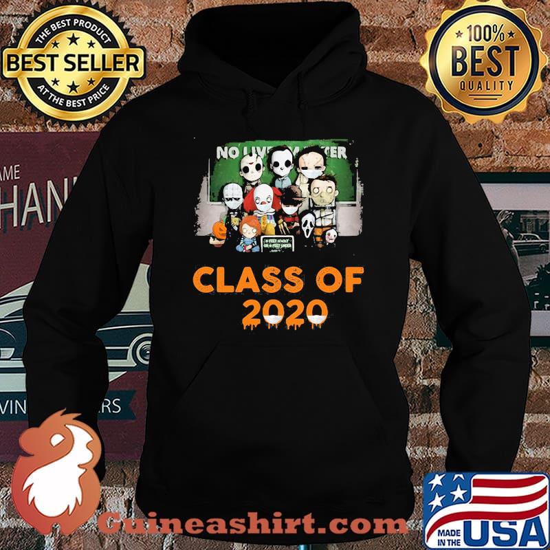 Halloween horror characters chibi no lives matter class of 2020 mask s Hoodie