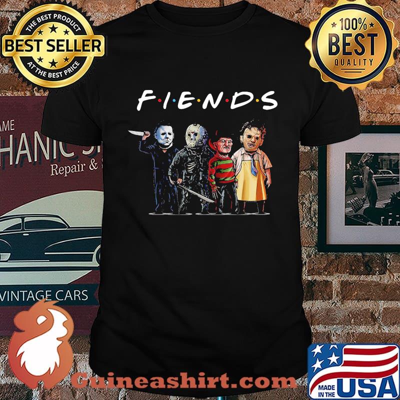 Halloween horror characters friends shirt