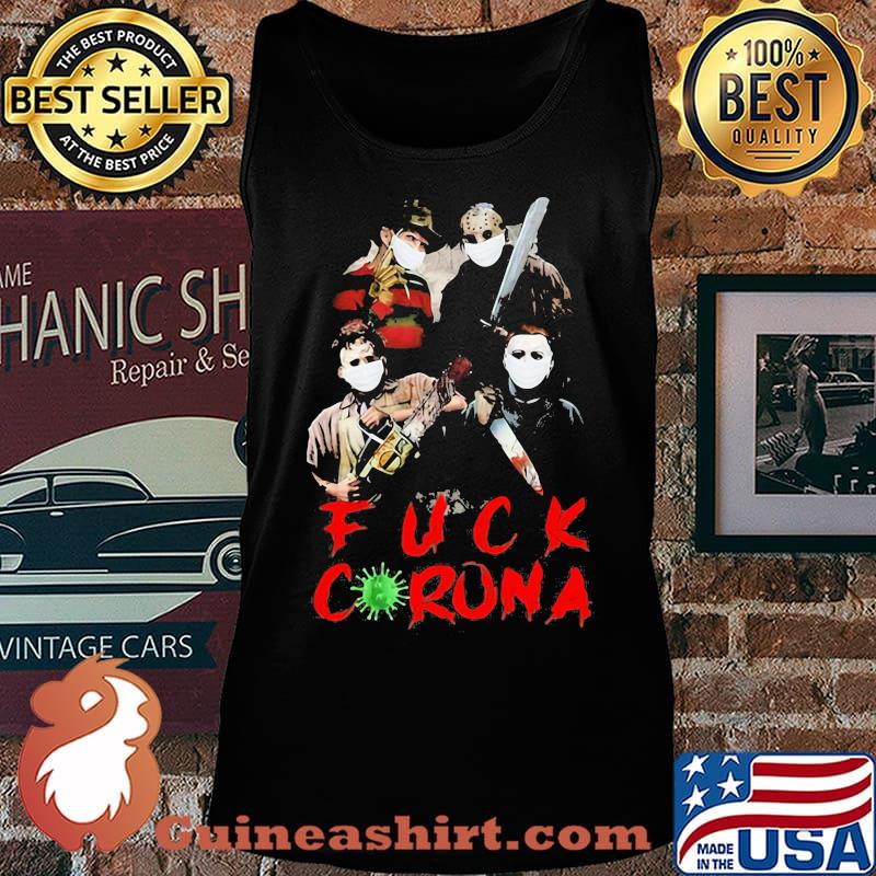 Halloween horror characters fuck coronavirus s Tank top
