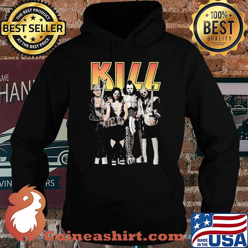 Halloween horror characters kill kiss band s Hoodie