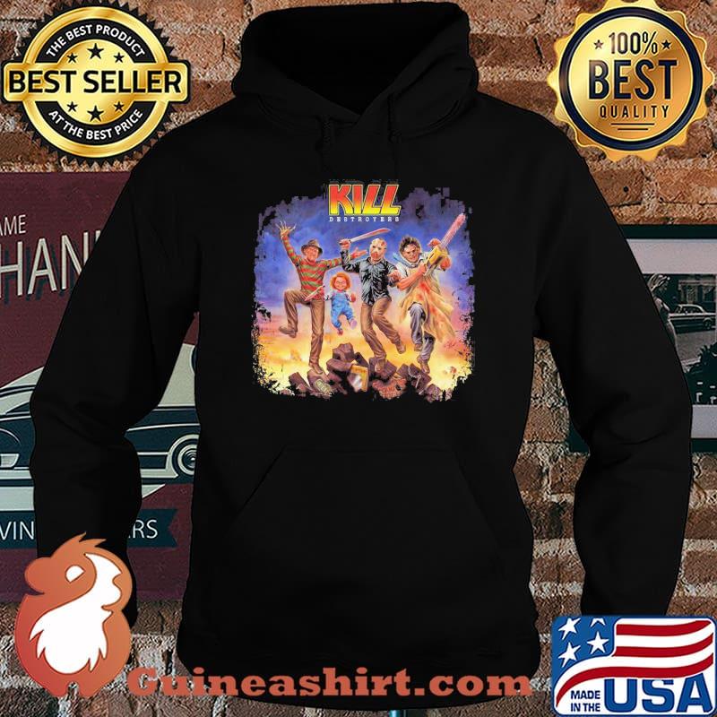 Halloween horror characters kiss destroyers s Hoodie