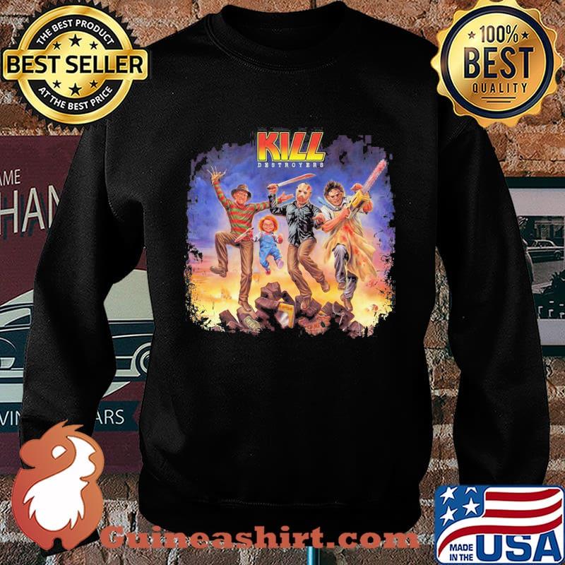 Halloween horror characters kiss destroyers s Sweater