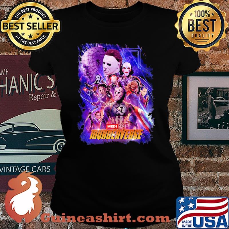 Halloween horror characters murderverse s Laides tee