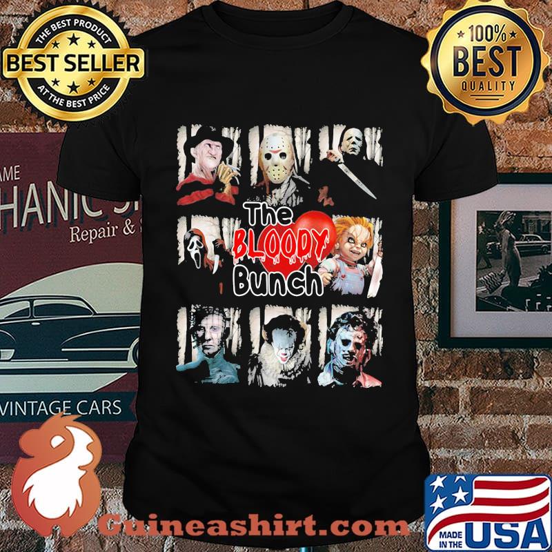 Halloween horror characters the bloody bunch shirt