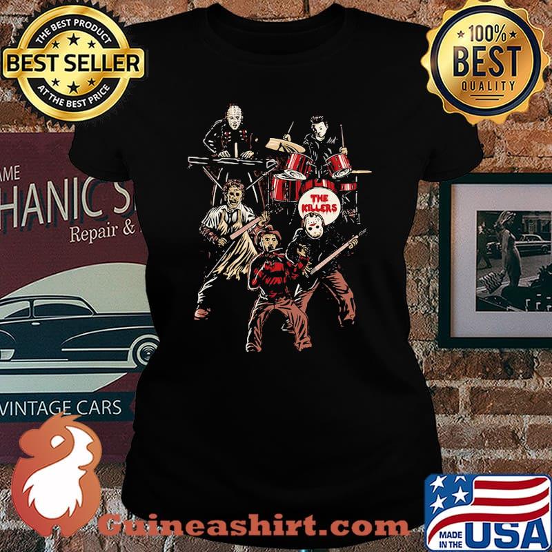 Halloween horror characters the killers band s Laides tee