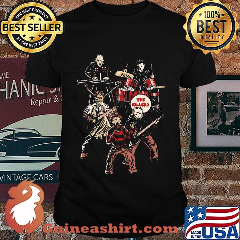 Halloween horror characters the killers band shirt