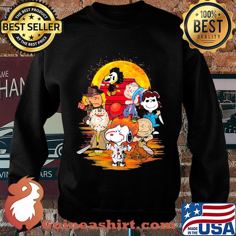 Halloween horror characters the peanuts moon s Sweater