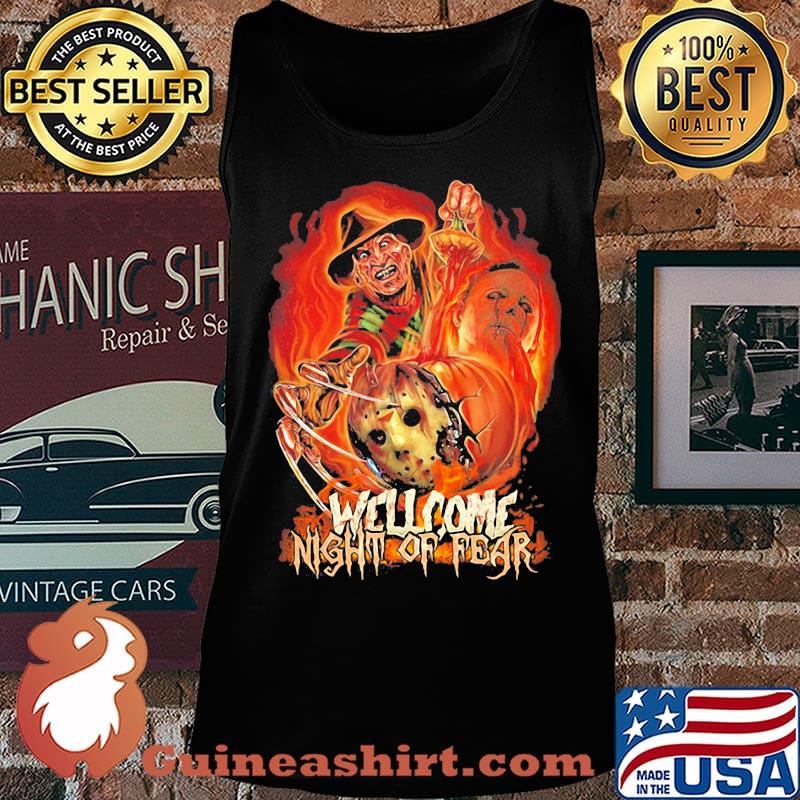 Halloween horror characters welcome night a fear s Tank top