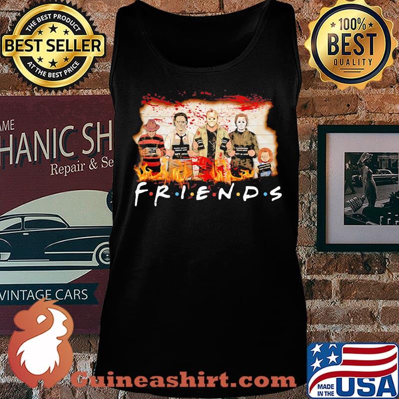 Halloween horror chracters friends s Tank top