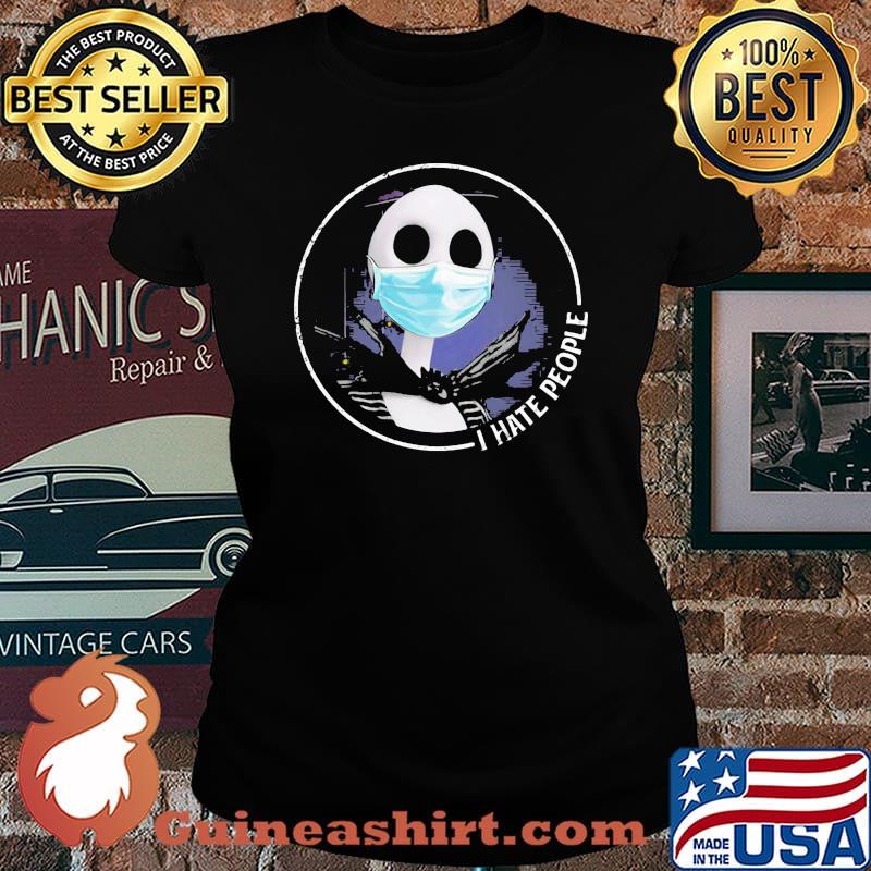 Halloween jack skellington a mask i hate people s Laides tee