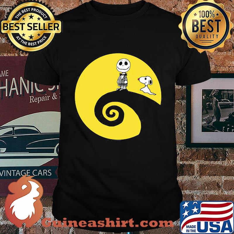 Halloween jack skellington and snoopy shirt