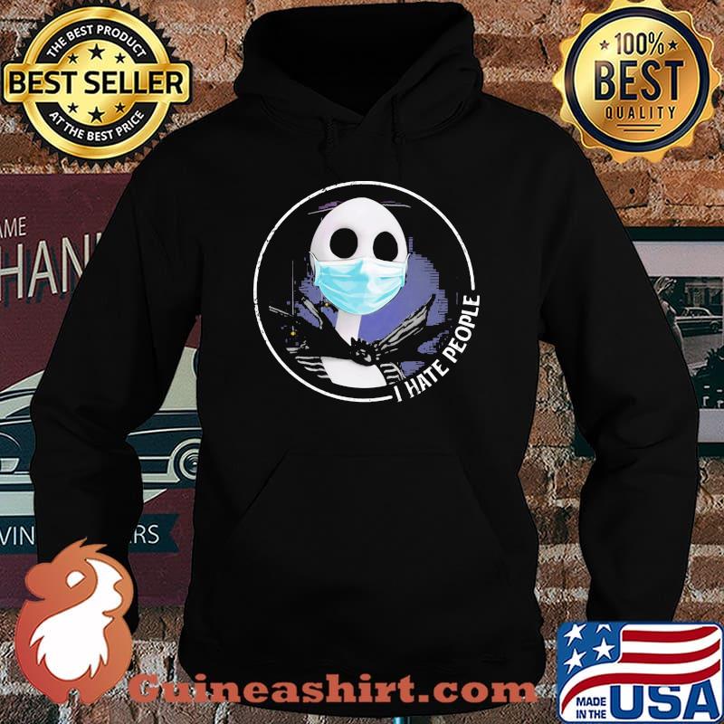 Halloween jack skellington mask i hate people s Hoodie