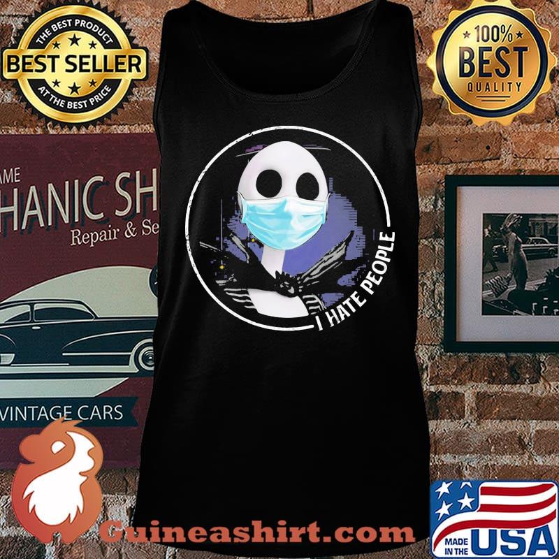 Halloween jack skellington mask i hate people s Tank top