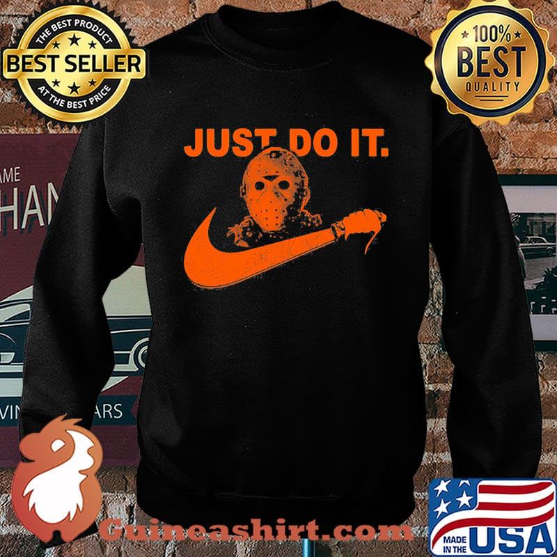 Halloween jason voorhees just do it nike logo s Sweater