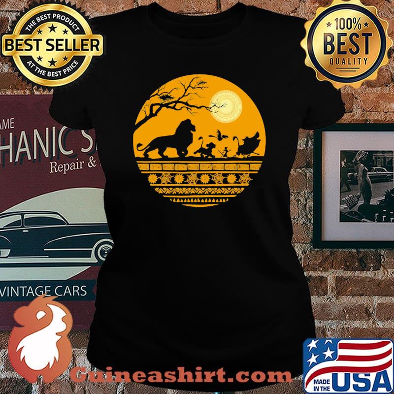 Halloween lion king characters moon s Laides tee