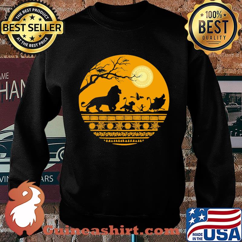 Halloween lion king characters moon s Sweater