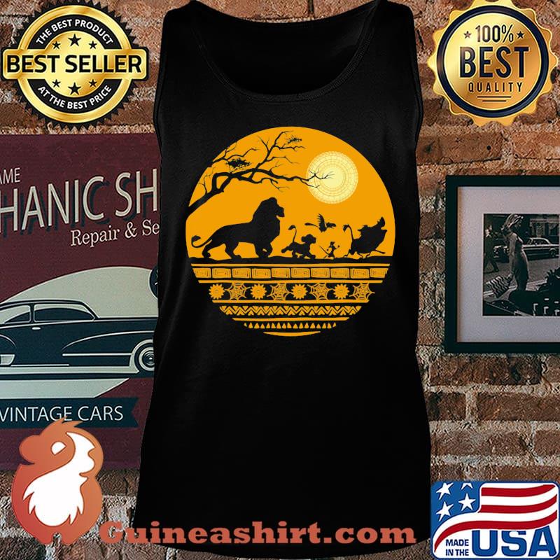 Halloween lion king characters moon s Tank top