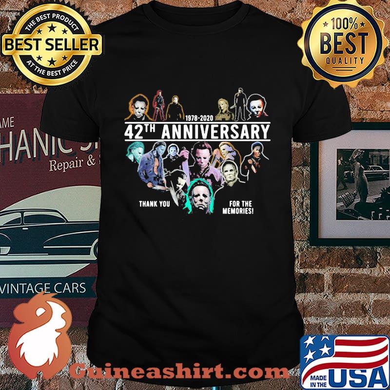 Halloween michael myers 1978 2020 42th anniversary thank you for the memories shirt