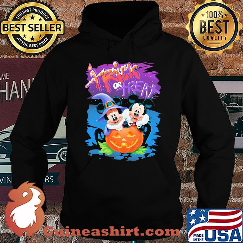 Halloween mickey minnie mouse trick or treat pumpkin s Hoodie