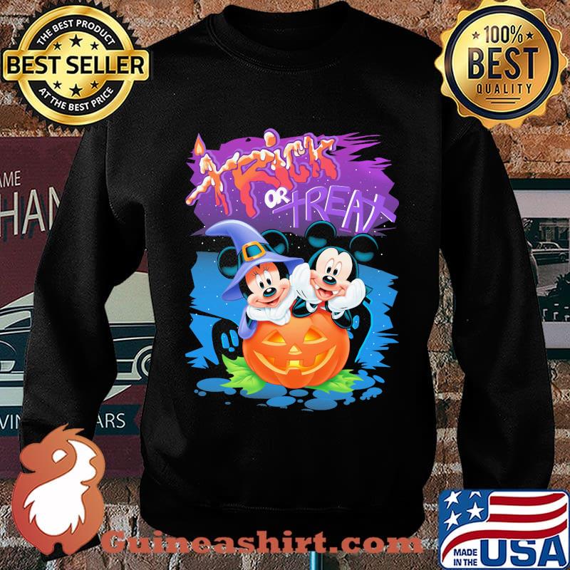 Halloween mickey minnie mouse trick or treat pumpkin s Sweater