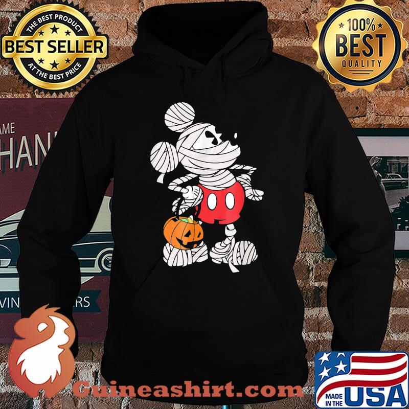 Halloween mickey mouse pumpkin black s Hoodie