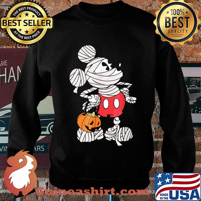 Halloween mickey mouse pumpkin black s Sweater