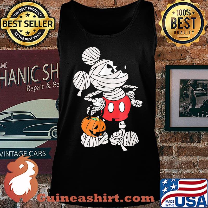 Halloween mickey mouse pumpkin black s Tank top