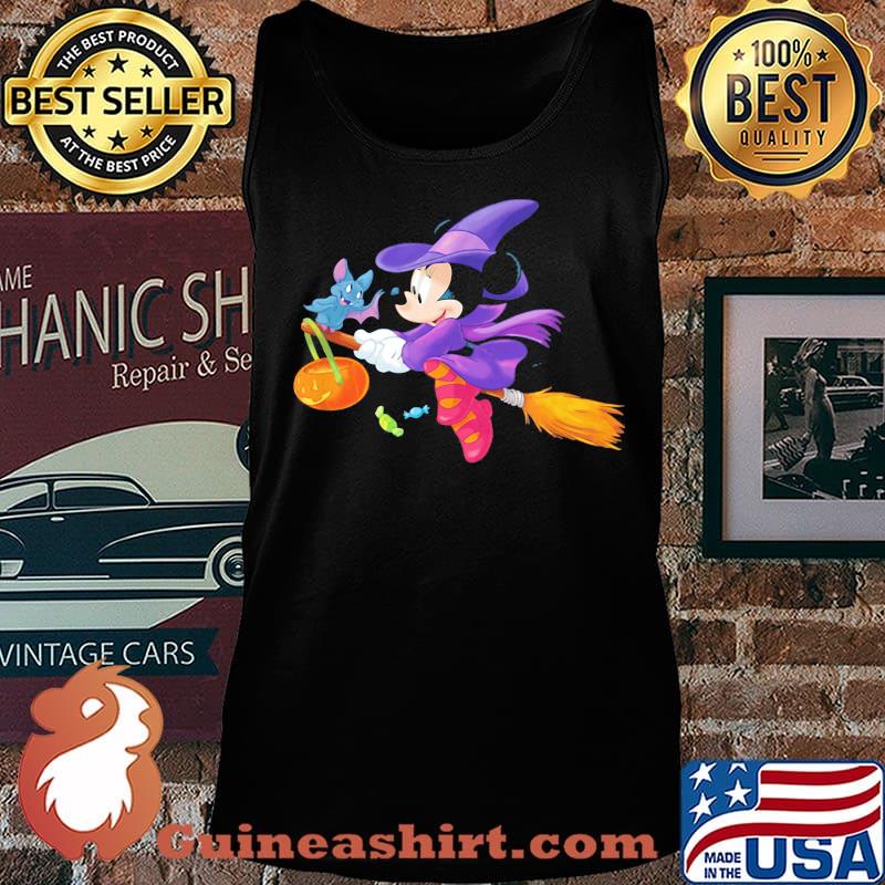 Halloween mickey mouse witch bat s Tank top