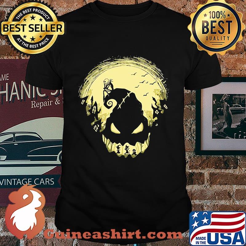 Halloween nightmare jack skellington witch moon shirt