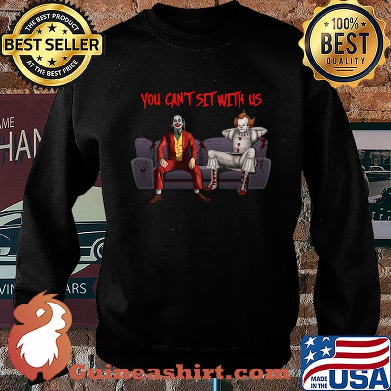 Halloween pennywise and joker you can't sit with us s Sweater