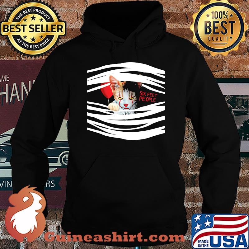 Halloween pennywise cat six feet people s Hoodie