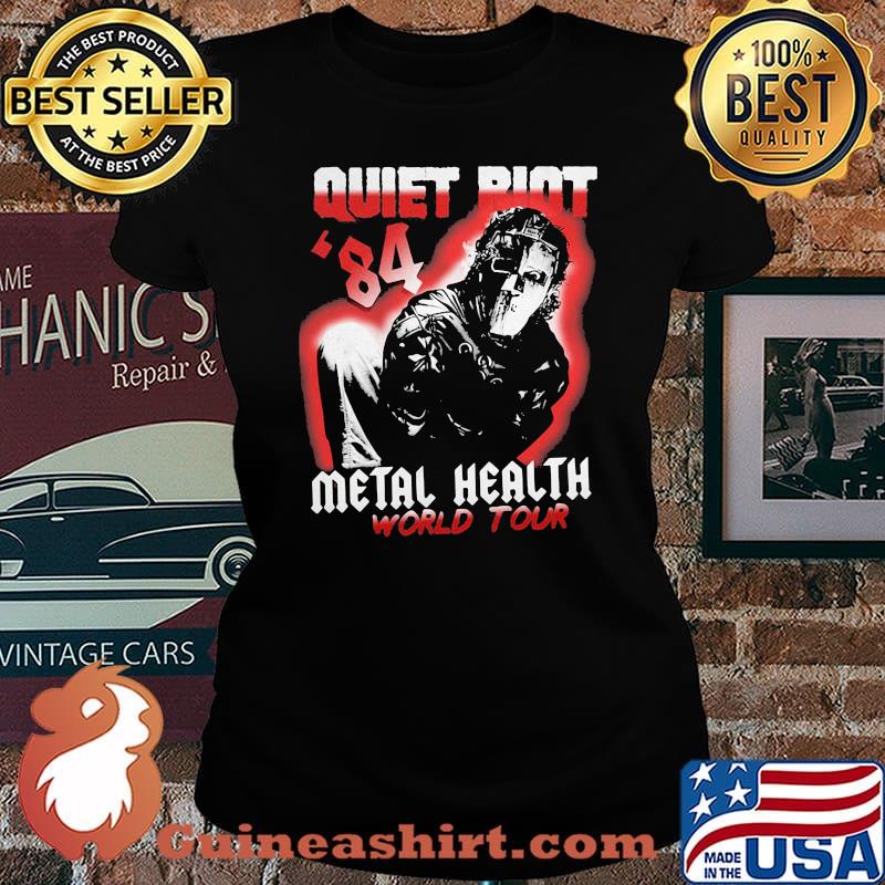 Halloween quiet riot 84 mental health world tour s Laides tee