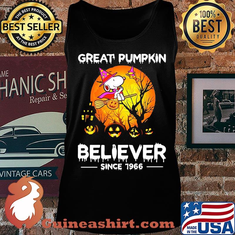 Halloween snoopy great pimpkin believer since 1966 s Tank top
