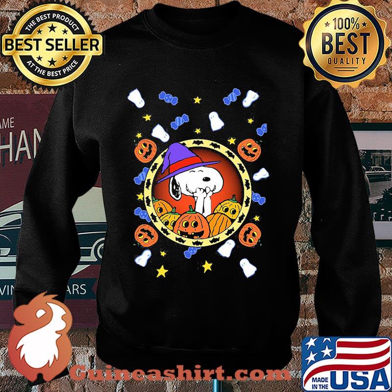 Halloween snoopy witch pumpkin s Sweater