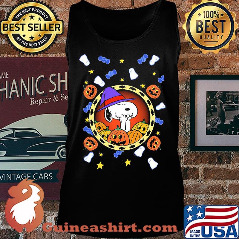 Halloween snoopy witch pumpkin s Tank top