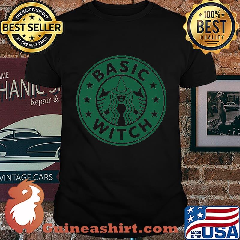 Halloween starbucks basic witch logo shirt