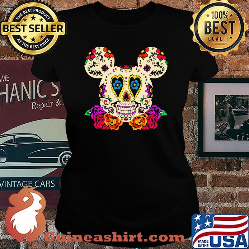 Halloween sugar mickey mouse pumpkin s Laides tee