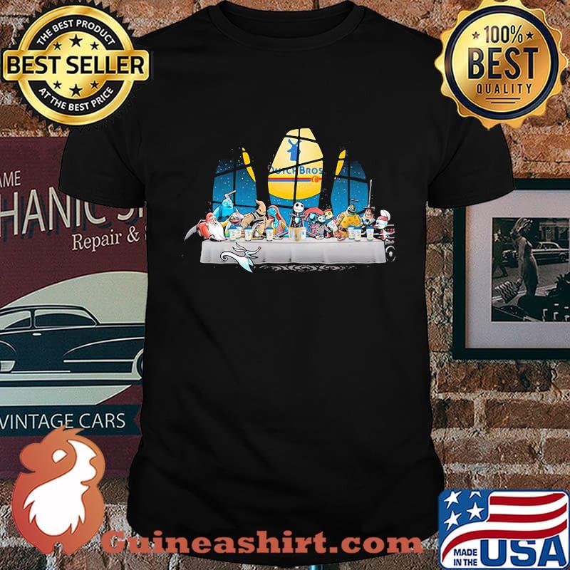 Halloween the nightmare characters dutch bros shirt