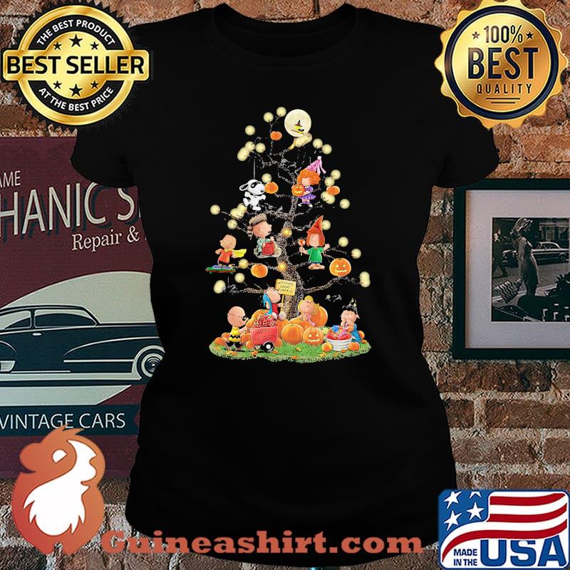Halloween tree the peanuts pumpkin s Laides tee